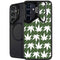Marijuana Leaf White Pattern Galaxy S24 FE Kickstand Case